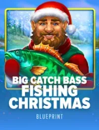big catch bass fishing christmas slot logo